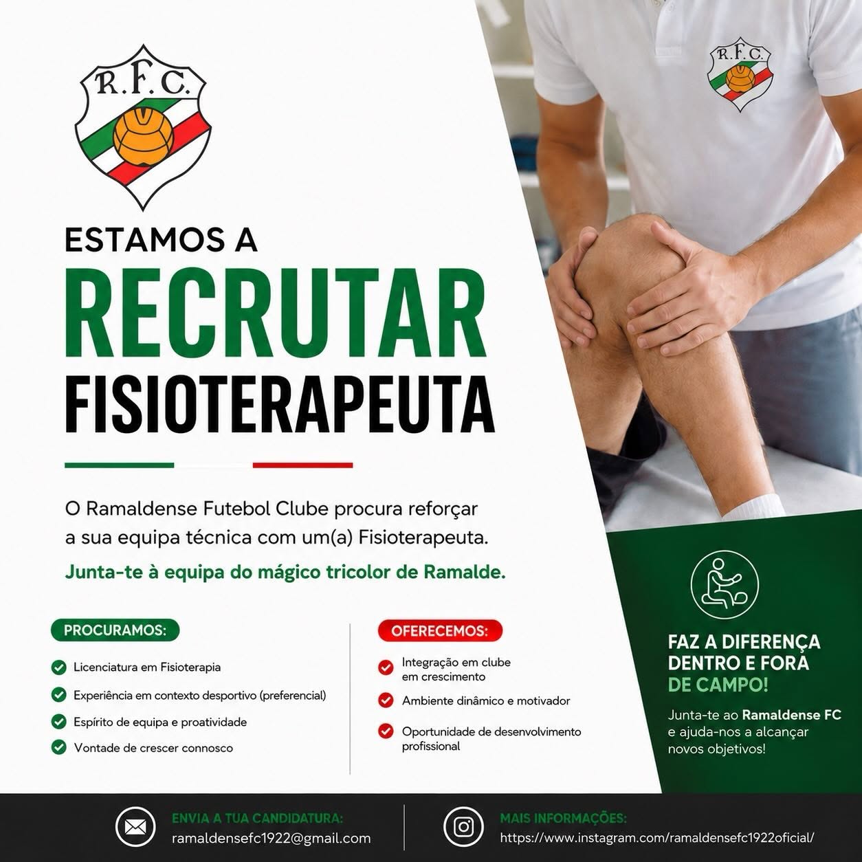 recrutar fisioterapeuta